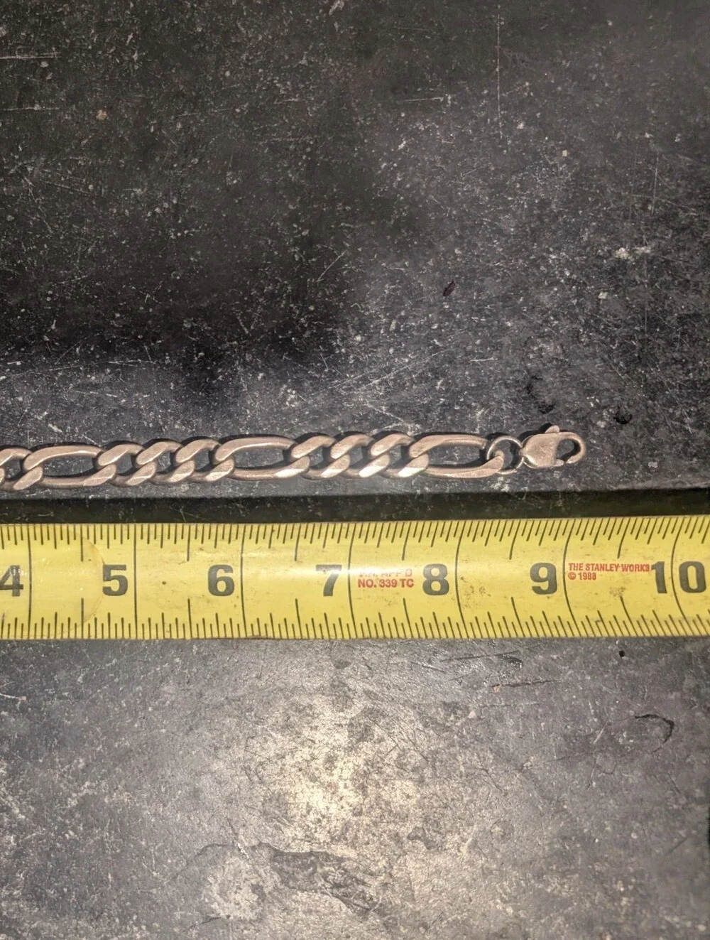Vintage 925 Silver Cuban bracelet